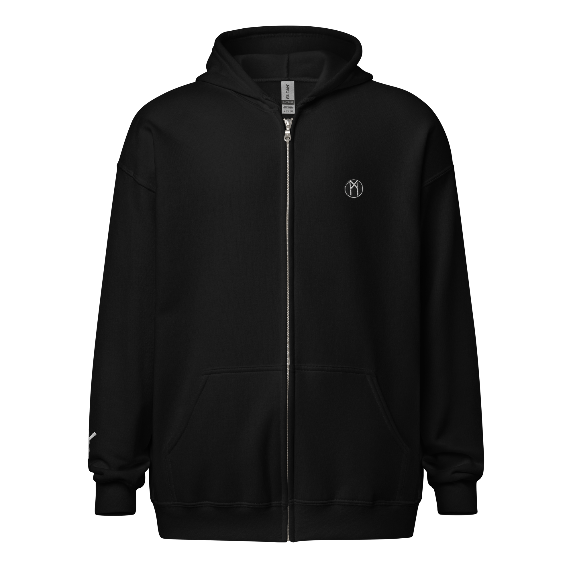 Algiz - Hoodie met rits - White - Image 2