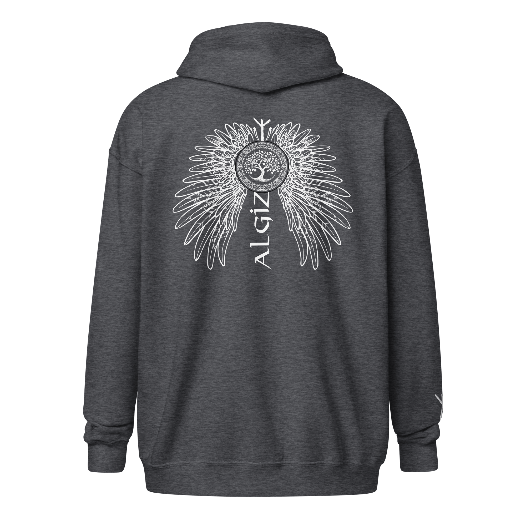 Algiz - Hoodie met rits - White - Image 9